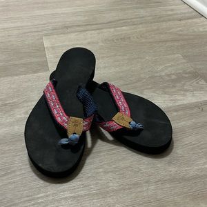 Eliza J flip flops